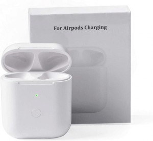 Wireless Charging Case Replacement for AirPods 1 2, Air Pods Charger Case
